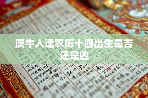 详细阅读:属牛人逢农历十四出生是吉还是凶 属牛人逢农历十四出生是吉还是凶