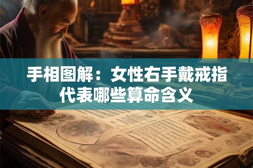 手相图解：女性右手戴戒指代表哪些算命含义