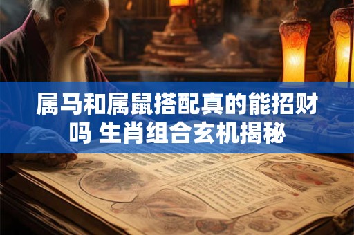 属马和属鼠搭配真的能招财吗 生肖组合玄机揭秘