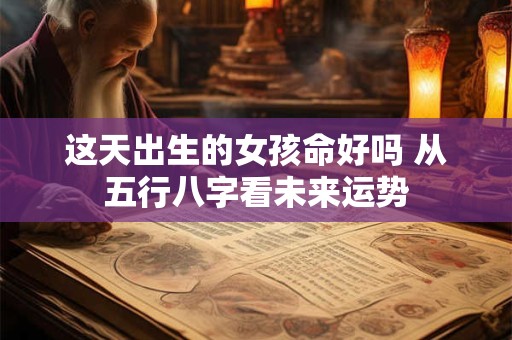 这天出生的女孩命好吗 从五行八字看未来运势