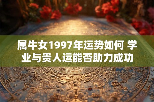 属牛女1997年运势如何 学业与贵人运能否助力成功