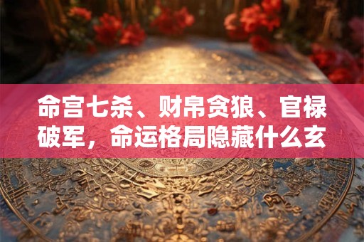 命宫七杀、财帛贪狼、官禄破军，命运格局隐藏什么玄机