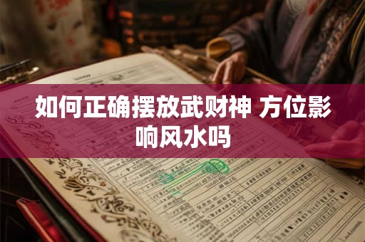 如何正确摆放武财神 方位影响风水吗