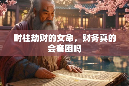 时柱劫财的女命，财务真的会窘困吗
