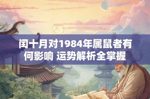 闰十月对1984年属鼠者有何影响 运势解析全掌握