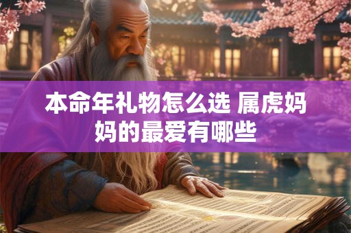 本命年礼物怎么选 属虎妈妈的最爱有哪些