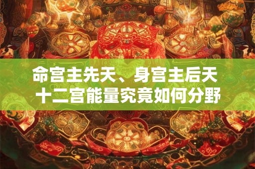 命宫主先天、身宫主后天 十二宫能量究竟如何分野