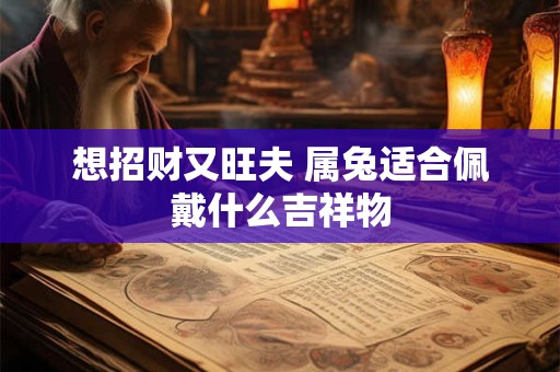 想招财又旺夫 属兔适合佩戴什么吉祥物