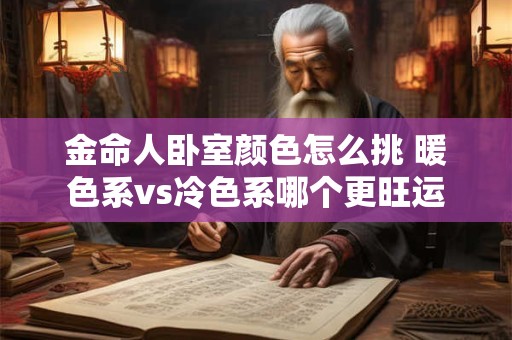 金命人卧室颜色怎么挑 暖色系vs冷色系哪个更旺运