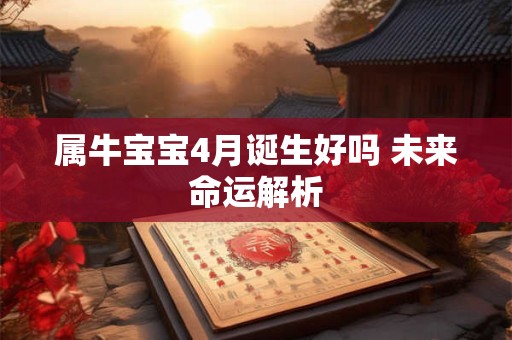 属牛宝宝4月诞生好吗 未来命运解析