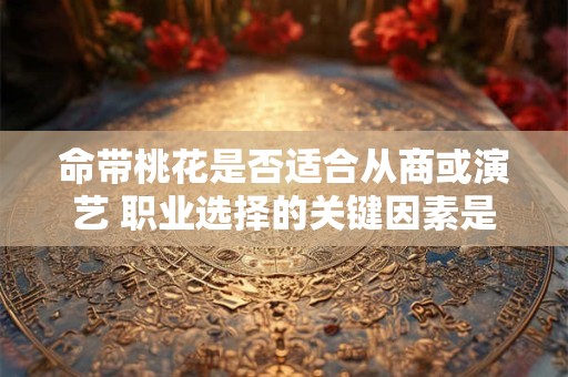 命带桃花是否适合从商或演艺 职业选择的关键因素是什么