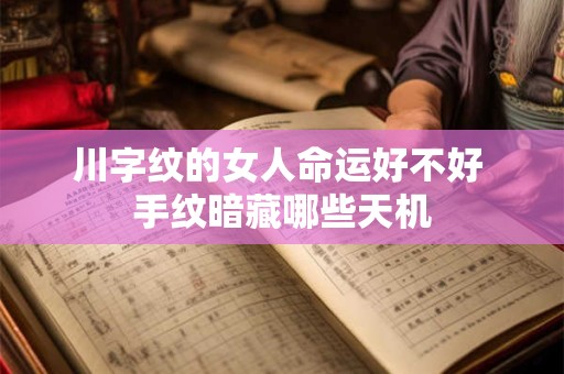 川字纹的女人命运好不好 手纹暗藏哪些天机
