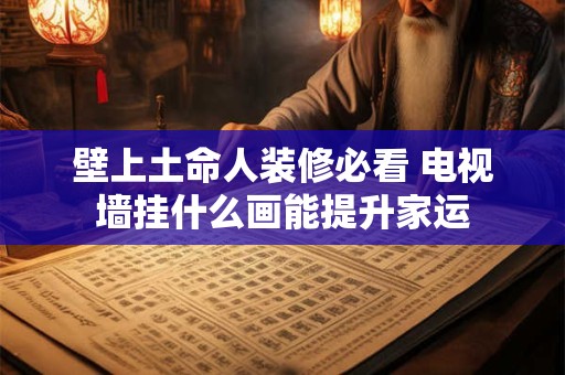 壁上土命人装修必看 电视墙挂什么画能提升家运