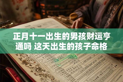 正月十一出生的男孩财运亨通吗 这天出生的孩子命格是否富贵