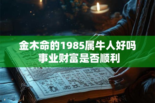 金木命的1985属牛人好吗 事业财富是否顺利