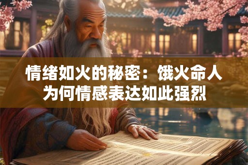情绪如火的秘密：饿火命人为何情感表达如此强烈