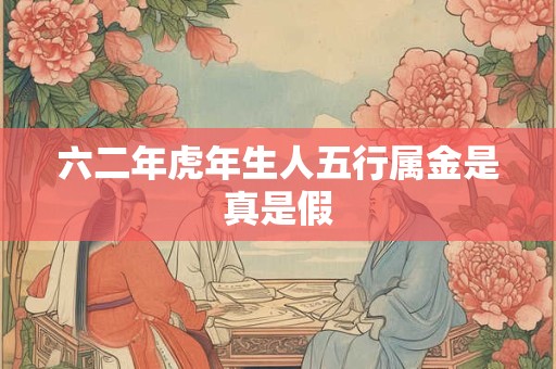 六二年虎年生人五行属金是真是假