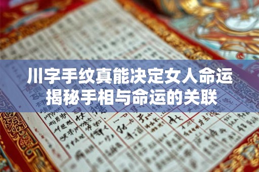 川字手纹真能决定女人命运 揭秘手相与命运的关联