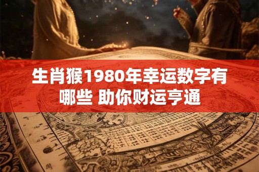 生肖猴1980年幸运数字有哪些 助你财运亨通