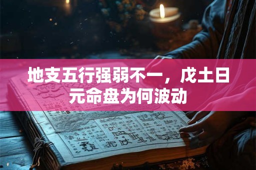 地支五行强弱不一，戊土日元命盘为何波动