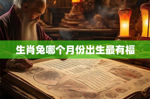 生肖兔哪个月份出生最有福