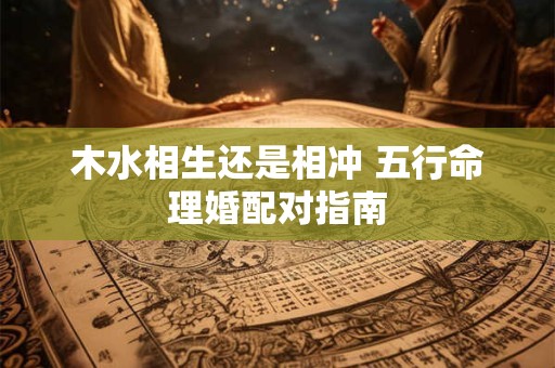 木水相生还是相冲 五行命理婚配对指南