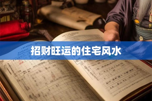 招财旺运的住宅风水