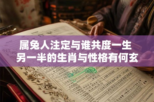 属兔人注定与谁共度一生 另一半的生肖与性格有何玄机