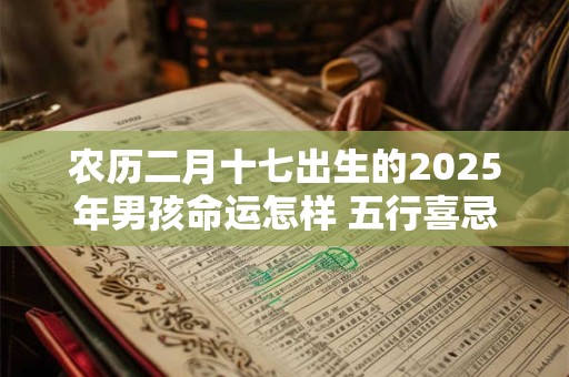 农历二月十七出生的2025年男孩命运怎样 五行喜忌分析