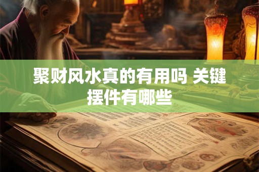 聚财风水真的有用吗 关键摆件有哪些
