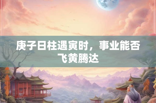 庚子日柱遇寅时，事业能否飞黄腾达