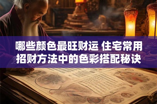 哪些颜色最旺财运 住宅常用招财方法中的色彩搭配秘诀