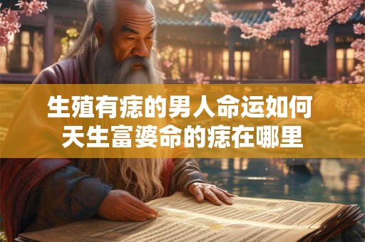 生殖有痣的男人命运如何 天生富婆命的痣在哪里