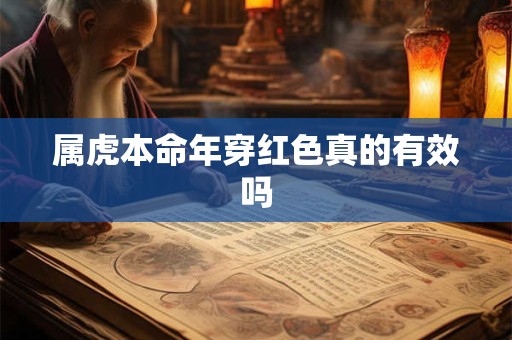 属虎本命年穿红色真的有效吗