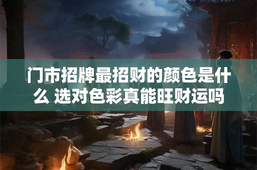 门市招牌最招财的颜色是什么 选对色彩真能旺财运吗