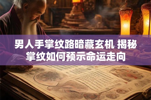 男人手掌纹路暗藏玄机 揭秘掌纹如何预示命运走向