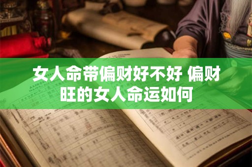 女人命带偏财好不好 偏财旺的女人命运如何