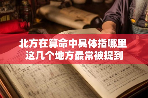 北方在算命中具体指哪里 这几个地方最常被提到