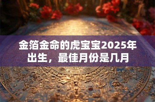 金箔金命的虎宝宝2025年出生，最佳月份是几月