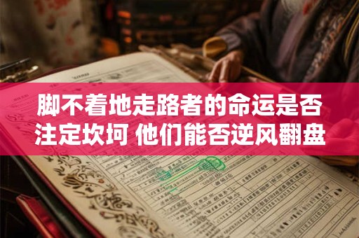 脚不着地走路者的命运是否注定坎坷 他们能否逆风翻盘
