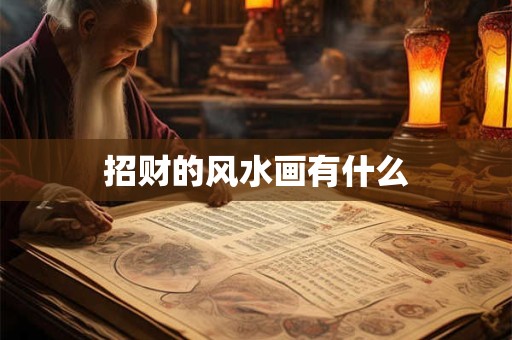招财的风水画有什么