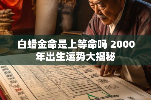 白蜡金命是上等命吗 2000年出生运势大揭秘