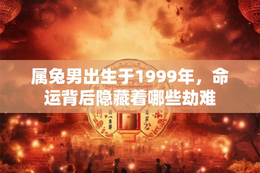 属兔男出生于1999年，命运背后隐藏着哪些劫难