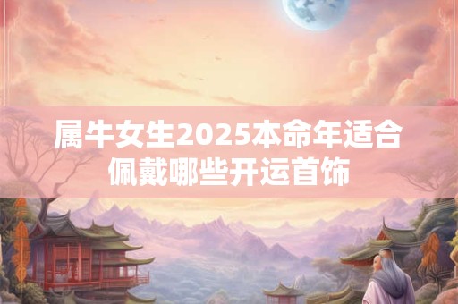 详细阅读:属牛女生2025本命年适合佩戴哪些开运首饰 属牛女生2025本命年适合佩戴哪些开运首饰