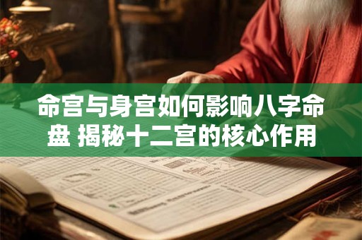 命宫与身宫如何影响八字命盘 揭秘十二宫的核心作用