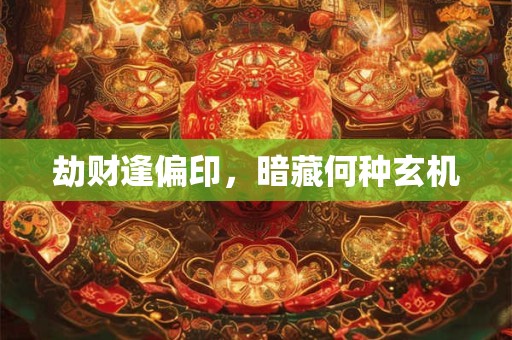 劫财逢偏印，暗藏何种玄机