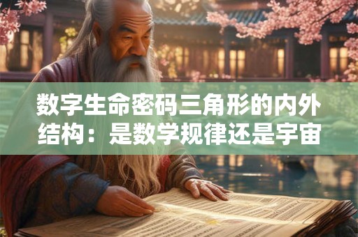 数字生命密码三角形的内外结构：是数学规律还是宇宙密码