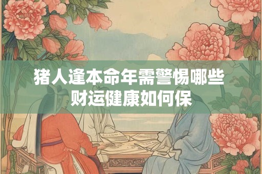 猪人逢本命年需警惕哪些 财运健康如何保