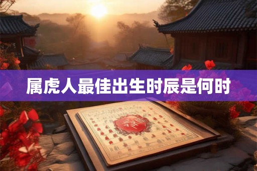 属虎人最佳出生时辰是何时