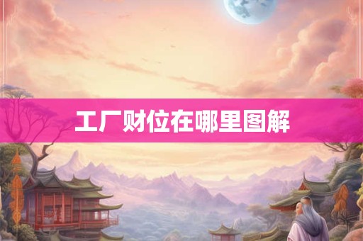 工厂财位在哪里图解